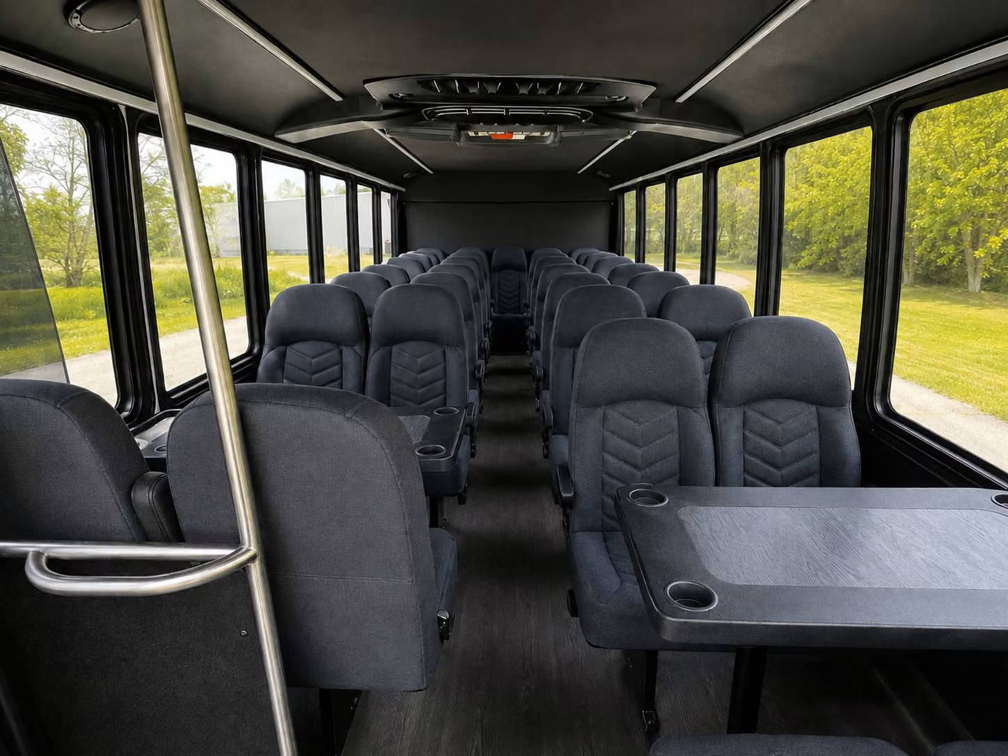 15 passenger minibus interior