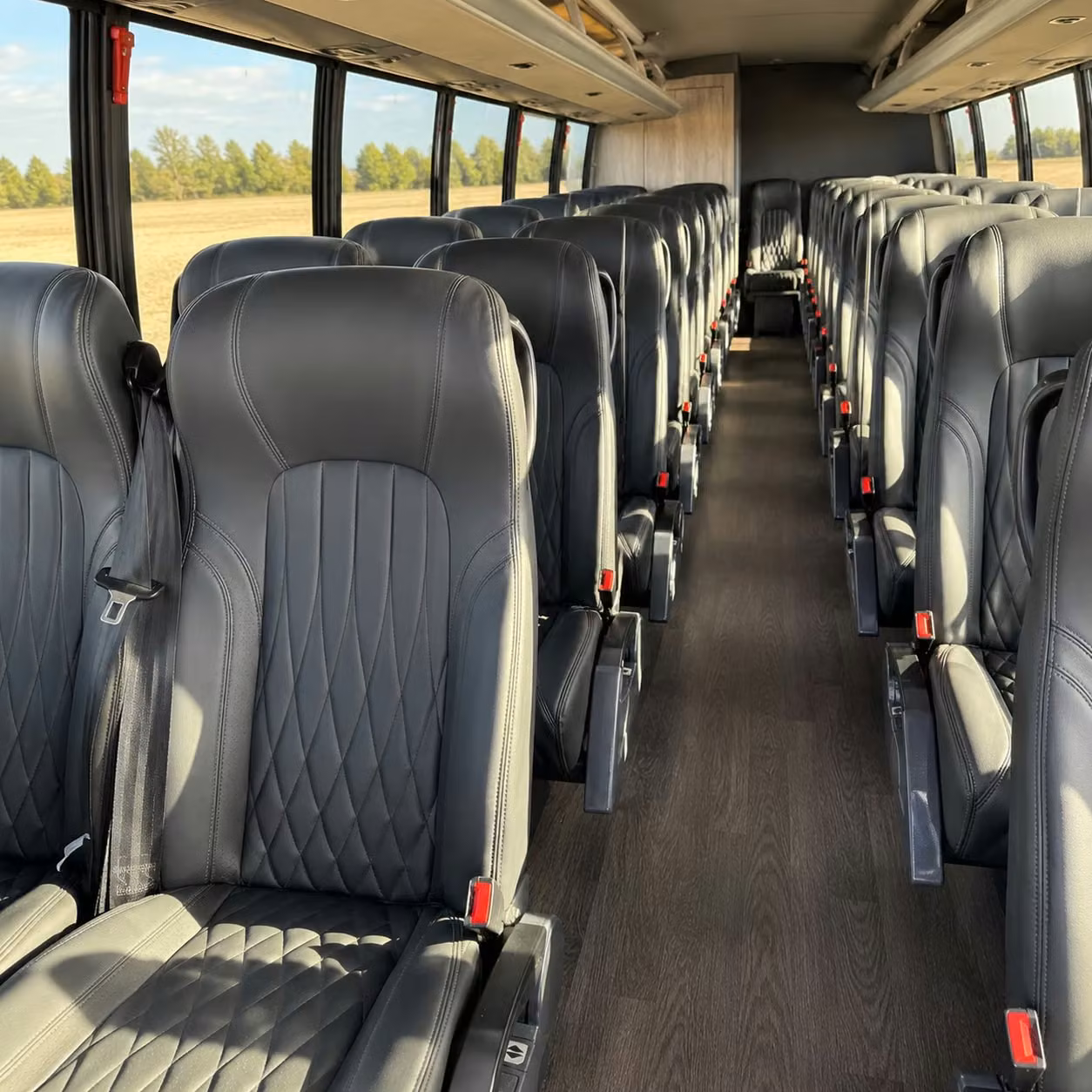 25 passenger minibus inside