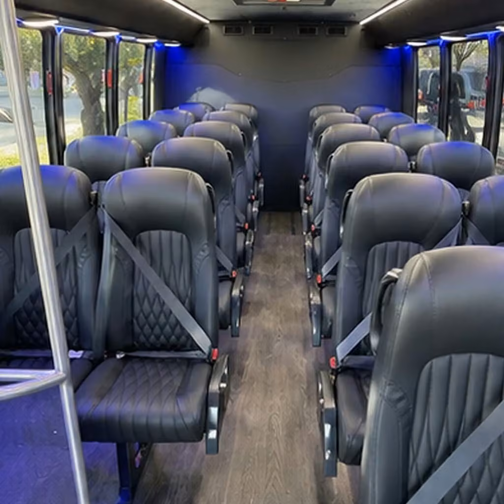 35 passenger minibus interior